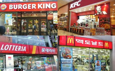 Thực đơn đồ ăn nhanh kiểu Hàn Quốc tại McDonald’s, Lotteria, Burger King & KFC